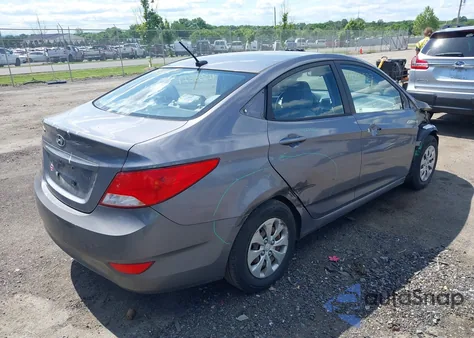 2016 Hyundai Accent Se from USA, damaged, VIN KMHCT4AE7GU003515